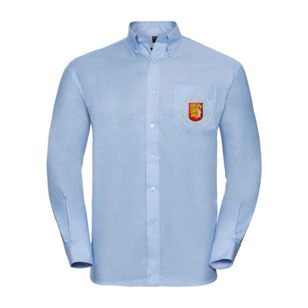 922M - Russell Collection Long Sleeve Tailored Oxford Shirt Thumbnail